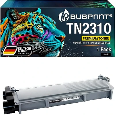 Abbildung von Bubprint Toner kompatibel als Ersatz für Brother TN 2320 2310 DCP L2500D L2520DW L2540DN L2560DW HL L2300D L2340DW L2360DN L2365DW MFC L2700DN L2700DW Schwarz