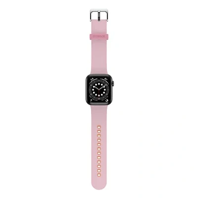 Abbildung von OtterBox All Day Uhrenarmband für Apple Watch Series 9/8/7/6/SE 2. gen/SE 1. gen/5/4/3 42mm/44mm/45mm, Weiches, Angenehmes und Strapazierfähiges Silikonband Watch, Rosa/Orange