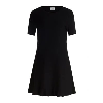 Abbildung von Vera Mont MIT Rundhalsausschnitt Strickkleid, Damen, Größe: Large, Schwarz