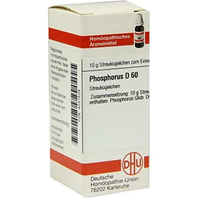 Abbildung von Phosphorus D 60 Globuli 10 g