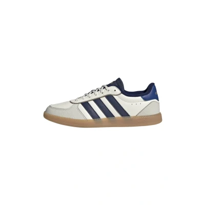 Abbildung von adidas Women&#039;s Breaknet Sleek Schuh Core White/Dark Blue/Royal Blue 36
