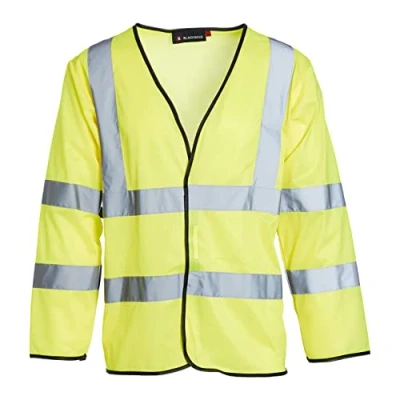 Abbildung von Blackrock Herren Hi Vis Lange Ärmel Weste, EN471 Klasse 3, Gelb, Gr. L