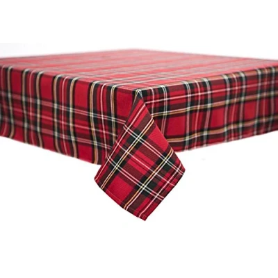 Abbildung von texpot Tischdecke Schottenkaro Tischläufer Tartan rot Karo (1 tlg)