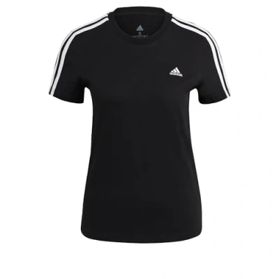 Abbildung von adidas GL0784 W 3S T Shirt Damen Black/White Größe XS/S