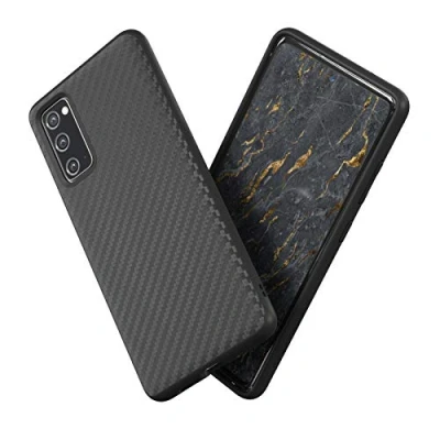 Abbildung von RhinoShield Case kompatibel mit [Samsung Galaxy S20 FE] SolidSuit Stoßdämpfende &amp; schlanke Schutzhülle Premium Finish 3.5 Meter Fallschutz Karbonfaser Textur