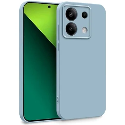 Abbildung von MyGadget Hülle für Xiaomi Redmi Note 13 Pro 5G Poco X6 Zweilagige Handyhülle mit Kameraschutz Cover Innenfutter &amp; Silikon außen Hell Blau