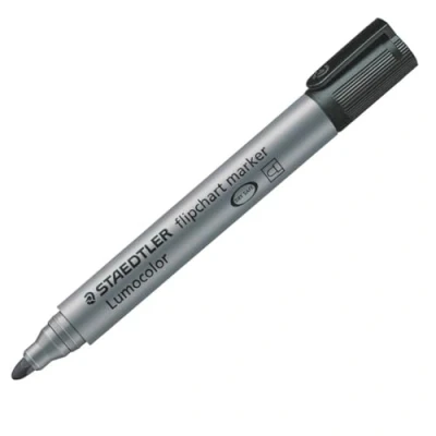Abbildung von Staedtler 356 9 Flipchartmarker, schwarz