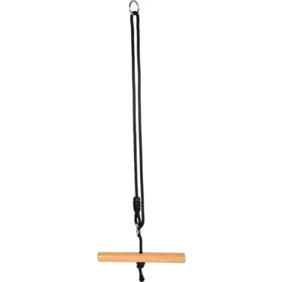 Abbildung von small foot Trapezschaukel Twist „Black Line in Holz, vielseitig nutzbare Schaukel, höhenverstellbar, Indoor und Outdoor, für Kinder ab 3 Jahren, 12675