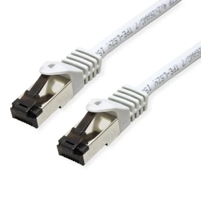Abbildung von VALUE S/FTP (PiMF ) Patchkabel Kat.8 (Class I), LSOH, Litzendraht, grau, 1 m