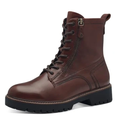 Abbildung von Tamaris Schnürstiefelette, Damen, Größe: 37, Muscat leather Schuhe