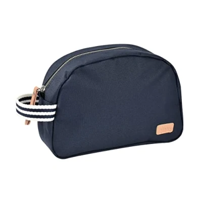 Abbildung von Béaba, Kulturbeutel/Kosmetiktasche, Tasche Geneve, Wasserfestes Gewebe, 2 Innentaschen, Dunkelblau