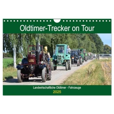 Abbildung von Oldtimer Trecker on Tour (Wandkalender 2025 DIN A4 quer), CALVENDO Monatskalender
