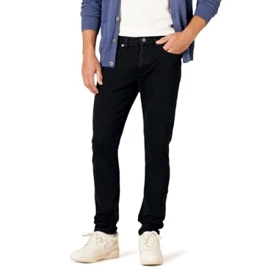 Abbildung von Amazon Essentials Herren Stretchjeans, Skinny Passform, Verwaschenes Schwarz, 36W / 33L