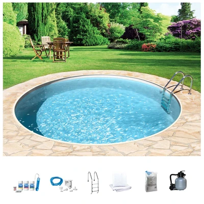 Abbildung von my POOL BWT Rundpool, (Set, 7 tlg.), ØxH: 450x120 cm