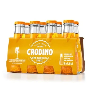 Abbildung von Crodino alkoholfreier Aperitif, 8er Pack (8 x 98 ml)