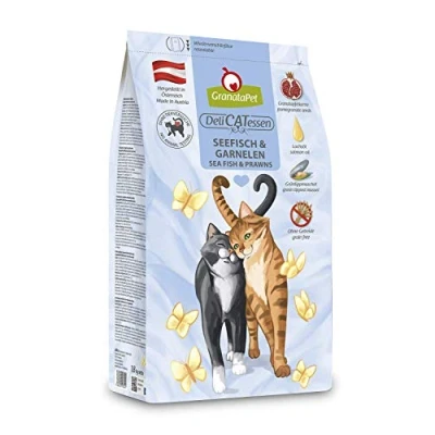 Abbildung von GranataPet DeliCatessen Seefisch &amp; Garnelen Adult, Trockenfutter für Katzen, schmackhaftes Katzenfutter, Alleinfuttermittel ohne Getreide Zuckerzusätze, 1800 g