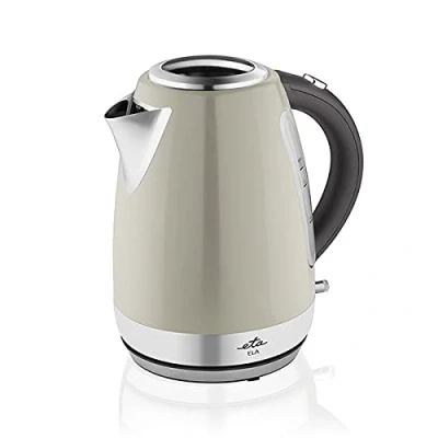 Abbildung von eta Wasserkocher &quot;ELA ETA859890070&quot;, 1,7 l, 2100 W, in Beige aus Edelstahl