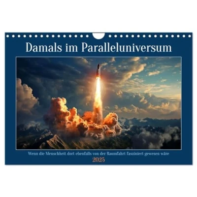 Abbildung von Damals im Paralleluniversum (Wandkalender 2025 DIN A4 quer), CALVENDO Monatskalender