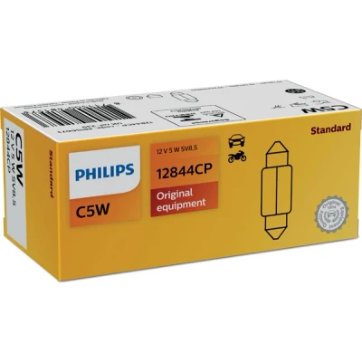 Abbildung von Glühlampe, Kennzeichenleuchte PHILIPS 12866CP