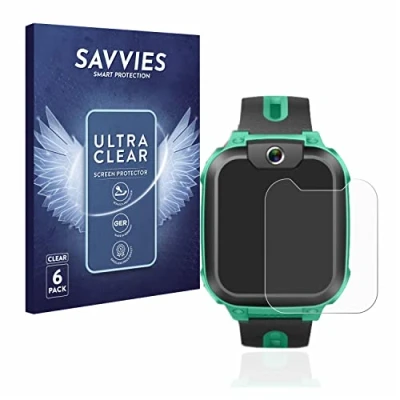 Abbildung von Savvies 6 Stück Schutzfolie für Imoo Watch Phone Z1 Displayschutz Folie Ultra Transparent
