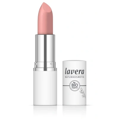 Abbildung von lavera Comfort Matt Lipstick Primrose 06 Intensive Farbe Mattes Finish Angenehmes Tragegefühl Bis zu 6 Stunden Halt vegan Naturkosmetik (1x 18,2 g)