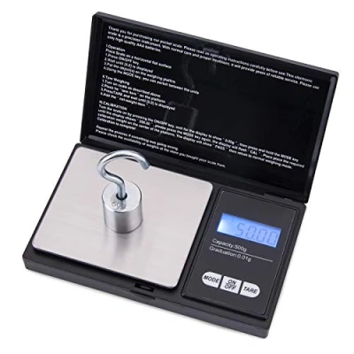 Abbildung von Taschenwaage Digitale Feinwaage, Mafiti 500g / 0,01g Goldwaage Grammwaage Münzwaage mit Tara Funktion 7 Einheiten und LCD Display, Extrem Präzise Digitalwaage für Tabletten, Schmuck, Münzen（2pcs）