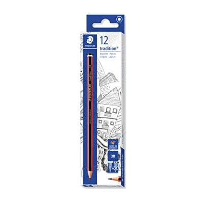 Abbildung von STAEDTLER 110 Tradition Bleistift Zedernholz 3B 12 Stück