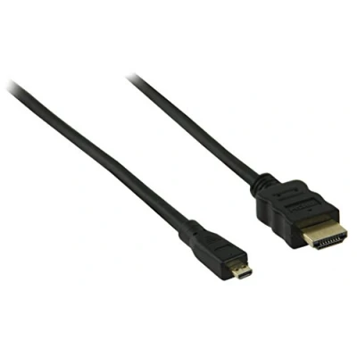 Abbildung von Supportiback Micro HDMI Kabel Version 1.4 (4K 30Hz) / Schwarz 0,50 Meter
