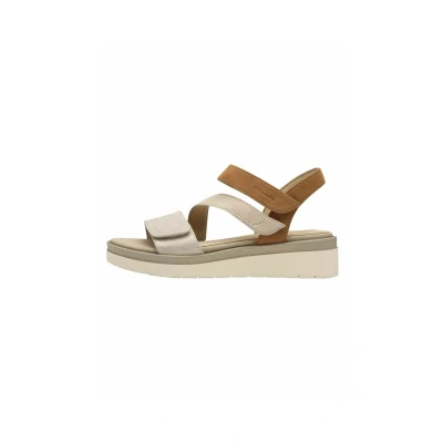 Abbildung von Tamaris Plateausandalette, Damen, Größe: 41, Beige comb Schuhe