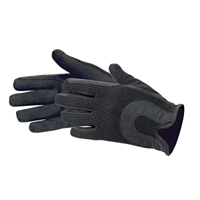 Abbildung von Pfiff 011467 Reithandschuh Kunstleder Stoffrücken, Damen Herren, schwarz XXS