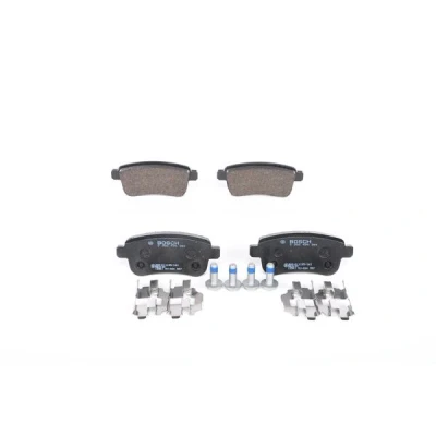 Abbildung von BOSCH 0 986 494 384 Bremsbelagsatz Low Metallic mit Schrauben, Montageanleitung RENAULT: SCENIC 3, MEGANE 3 Schrägheck, Grandtour