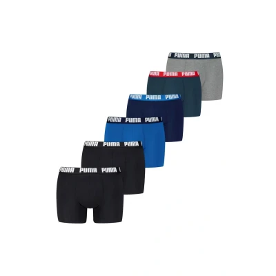 Abbildung von Puma Everyday 6PACK ECOM Panties, Herren, Größe: Large, Blue / black