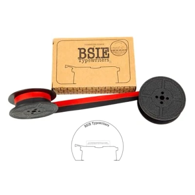 Abbildung von Farbband für Olympia Schreibmaschinen BSIE Typewriters (Schwarz &amp; Rot)