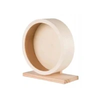 Abbildung von Trixie Tierlaufrad Laufrad aus Holz mit Kork Durchmesser: 28 cm