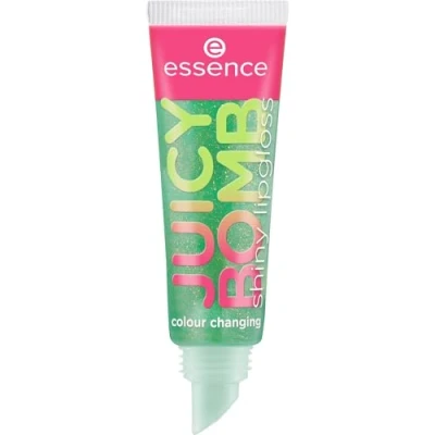 Abbildung von essence JUICY BOMB shiny lipgloss, Nr. 107, Grün, glänzend, strahlend frisch, schimmernd, vegan, ohne Konservierungsstoffe, Parabene, Mikroplastikpartikel, 1er Pack (10ml)