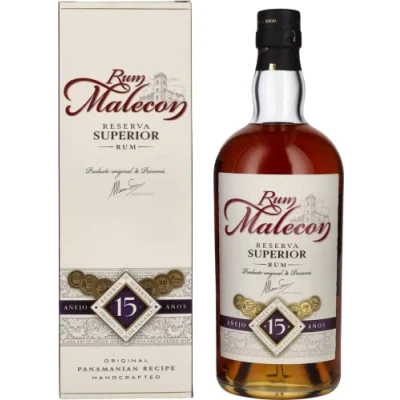 Abbildung von Rum Malecon Añejo 15 Años Reserva Superior 40% Vol. 0,7l in Geschenkbox