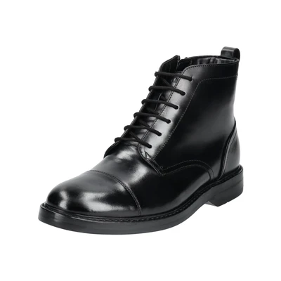 Abbildung von Clarks Herren Aldwin Cap Chukka Stiefel, Schwarzes Leder, 42.5 EU