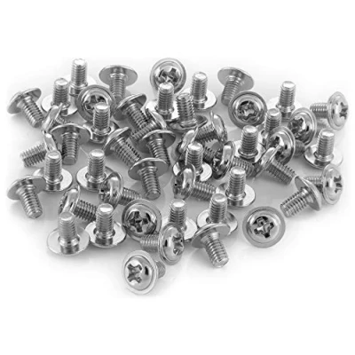 Abbildung von Poppstar Schrauben Set Festplattenschrauben, (vernickelt), für 2,5 Zoll Festplatten, M3x5mm, 50er PC