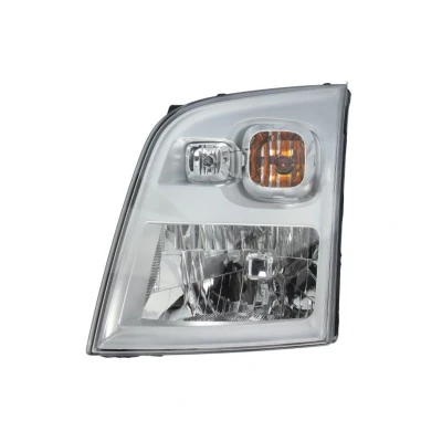 Abbildung von MAGNETI MARELLI 712101001120 Scheinwerfer links H4, PY21W, W5W Halogen mit Blinklicht für Rechtsverkehr Stellmotor LWR