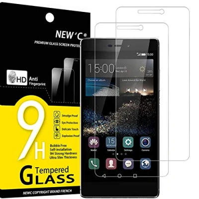 Abbildung von NEW&#039;C 2 Stück, Panzer Schutz Glas für Huawei P8, Frei von Kratzern, 9H Härte, HD Displayschutzfolie, 0.33mm Ultra klar, Ultrabeständig