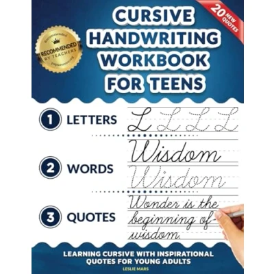 Abbildung von Cursive Handwriting Workbook for teens