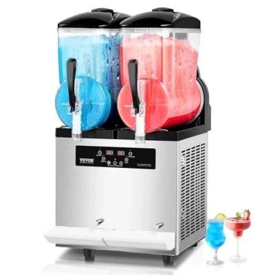 Abbildung von VEVOR 12Lx2 Kommerzielle Slusheis Maschine Margarita Smoothie Getränk Maker