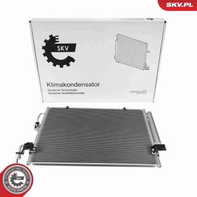 Abbildung von ESEN SKV 86SKV467 Klimakondensator mit Trockner Aluminium 672mm