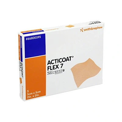 Abbildung von Acticoat Flex 7 5x5 cm Verband 5 St
