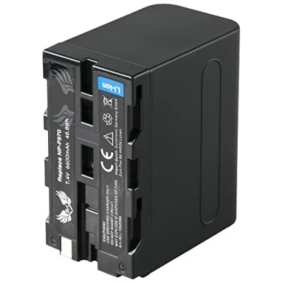 Abbildung von SK Akku Ersatz für Sony NP F970 6600mAh F550 F730 F750 F960 F980 F990 // Blitzgeräte Videoleuchten Fieldmonitore