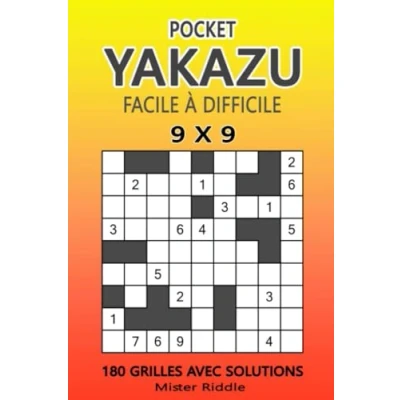 Abbildung von YAKAZU Pocket 9 x Facile à difficile: 180 grilles avec solutions