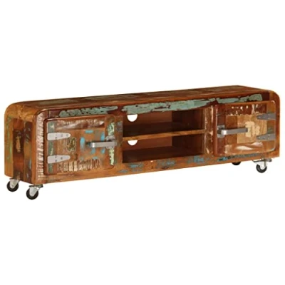 Abbildung von vidaXL TV Schrank 36cm Recyceltes Massivholz Lowboard Fernsehschrank Tisch