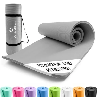 Abbildung von #DoYourFitness Yogamatte rutschfest, Für Einsteiger und Fortgeschrittene, Gelenkschonende Gymnastikmatte, 183cm x 61cm [Indoor/Outdoor]