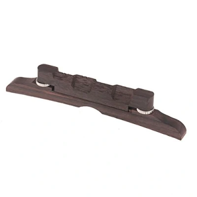 Abbildung von Musiclily 114mm Einstellbar Kompensiert Mandolinensteg