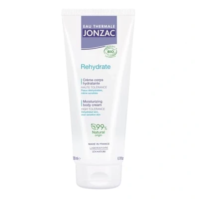 Abbildung von Eau Thermale Jonzac Cremige Feuchtigkeitscreme für den Körper Rehydrat trockene und auch empfindliche Haut zertifiziert Bio Cosmos Organic Tube mit 200 ml